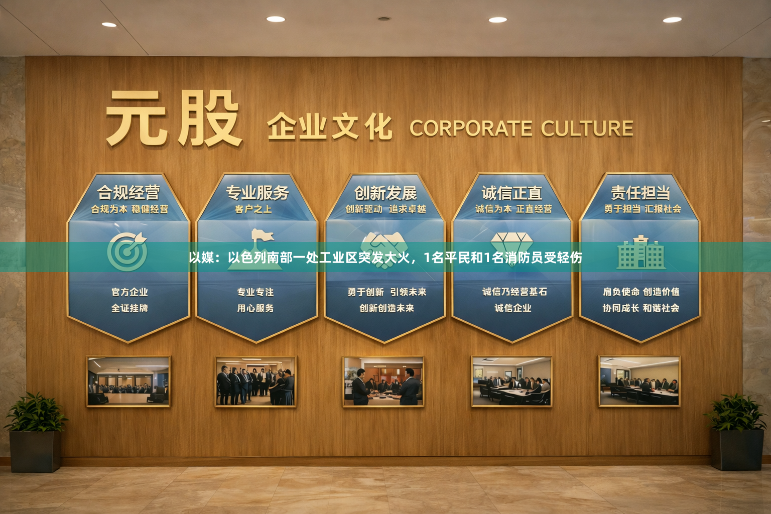 以媒：以色列南部一处工业区突发大火，1名平民和1名消防员受轻伤
